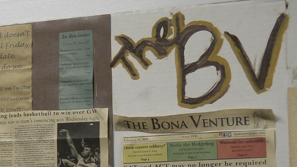 Bona Venture Newspaper Marks 100 Years Amid Disinterest in Print