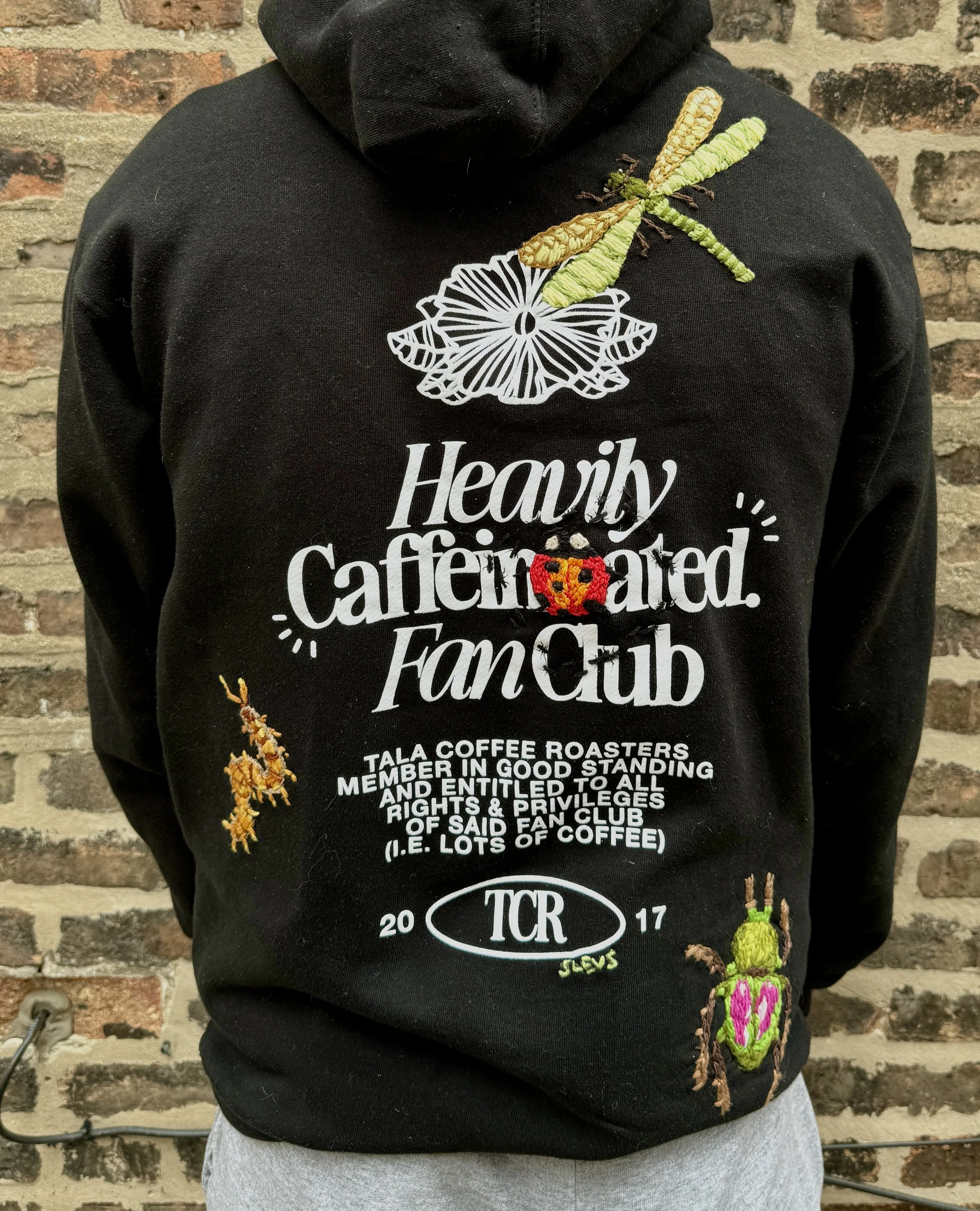 Bug Embroidered Hoodie