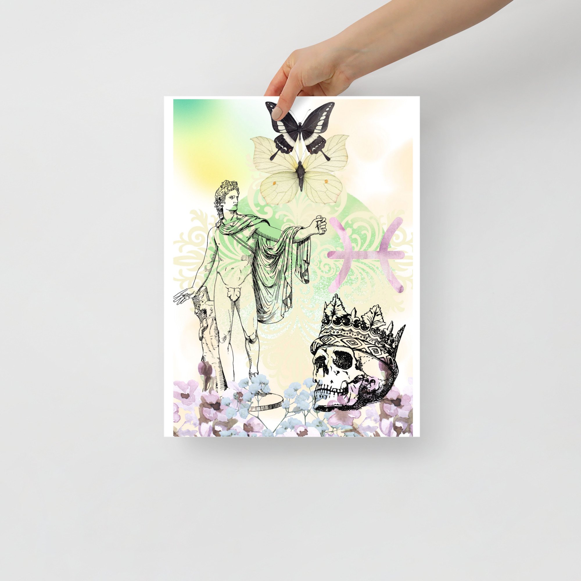 Sun Sign Poster - Pisces