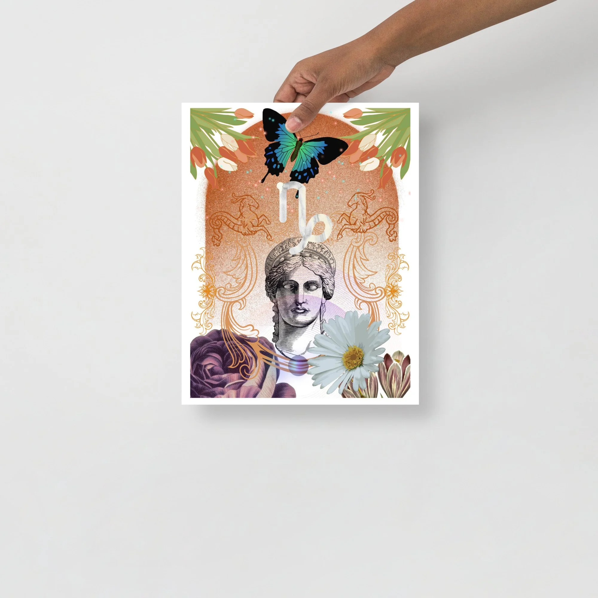 Sun Sign Poster - Capricorn