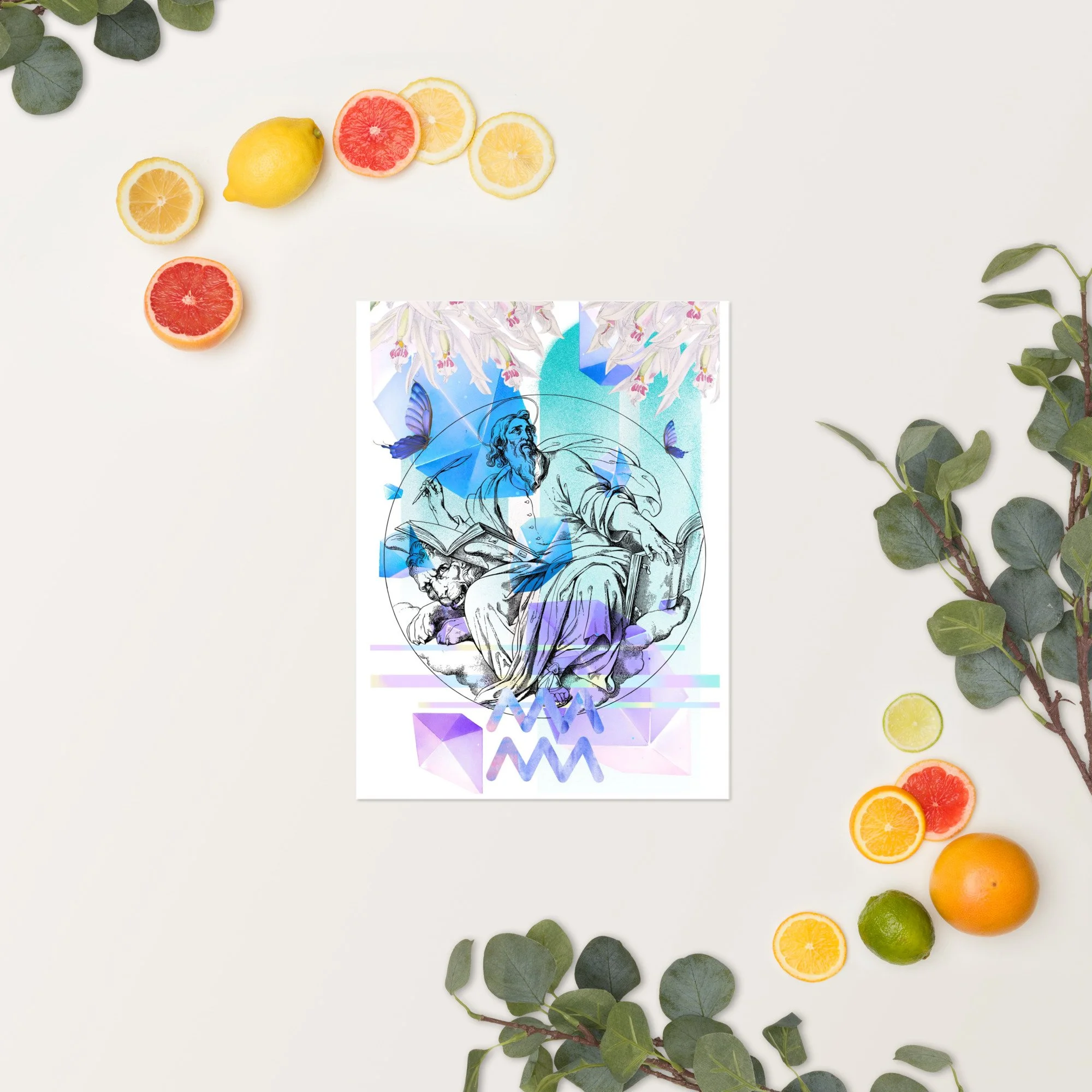 Sun Sign Poster - Aquarius