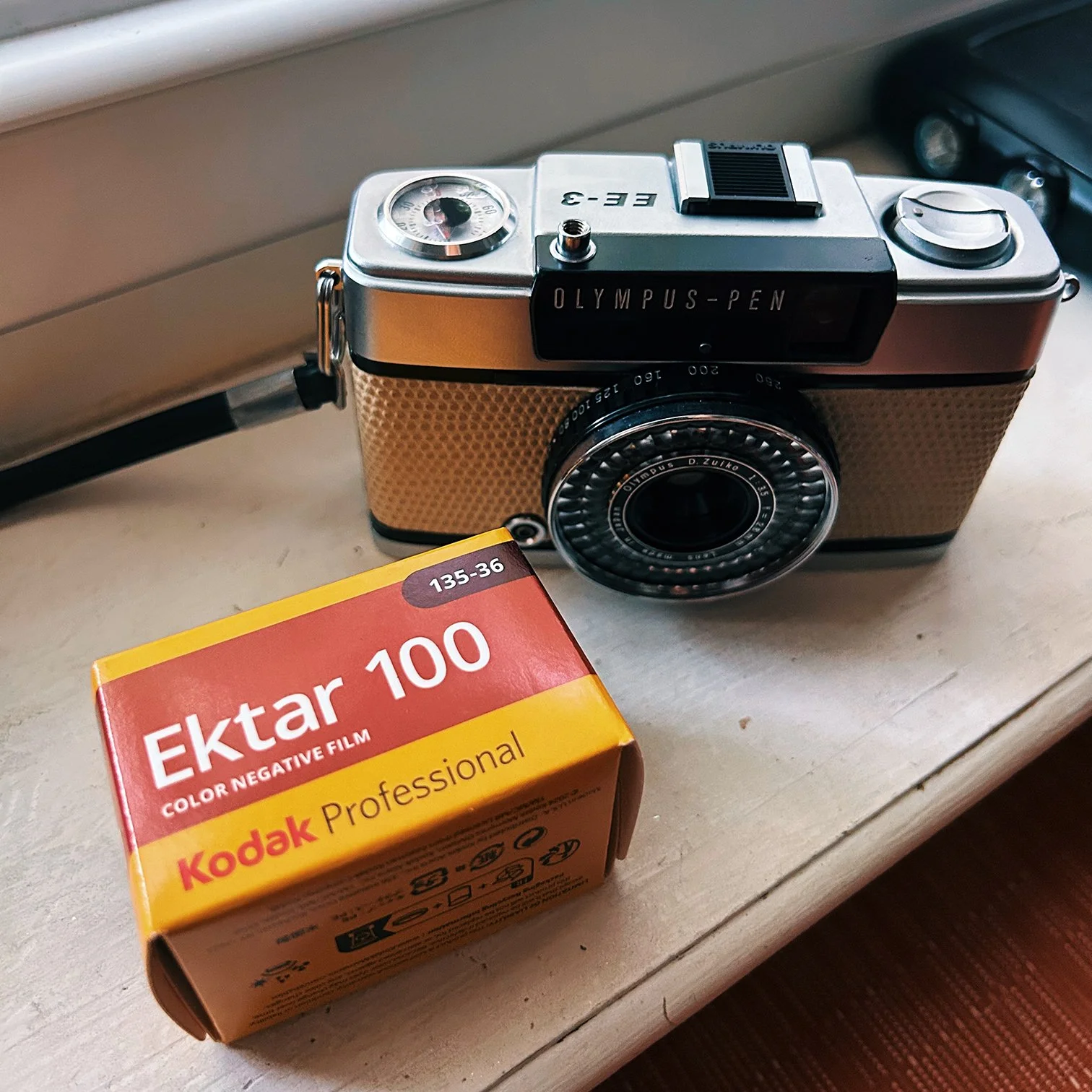 Olympus-Pen EE3 with Kodak Ektar 100 film.
