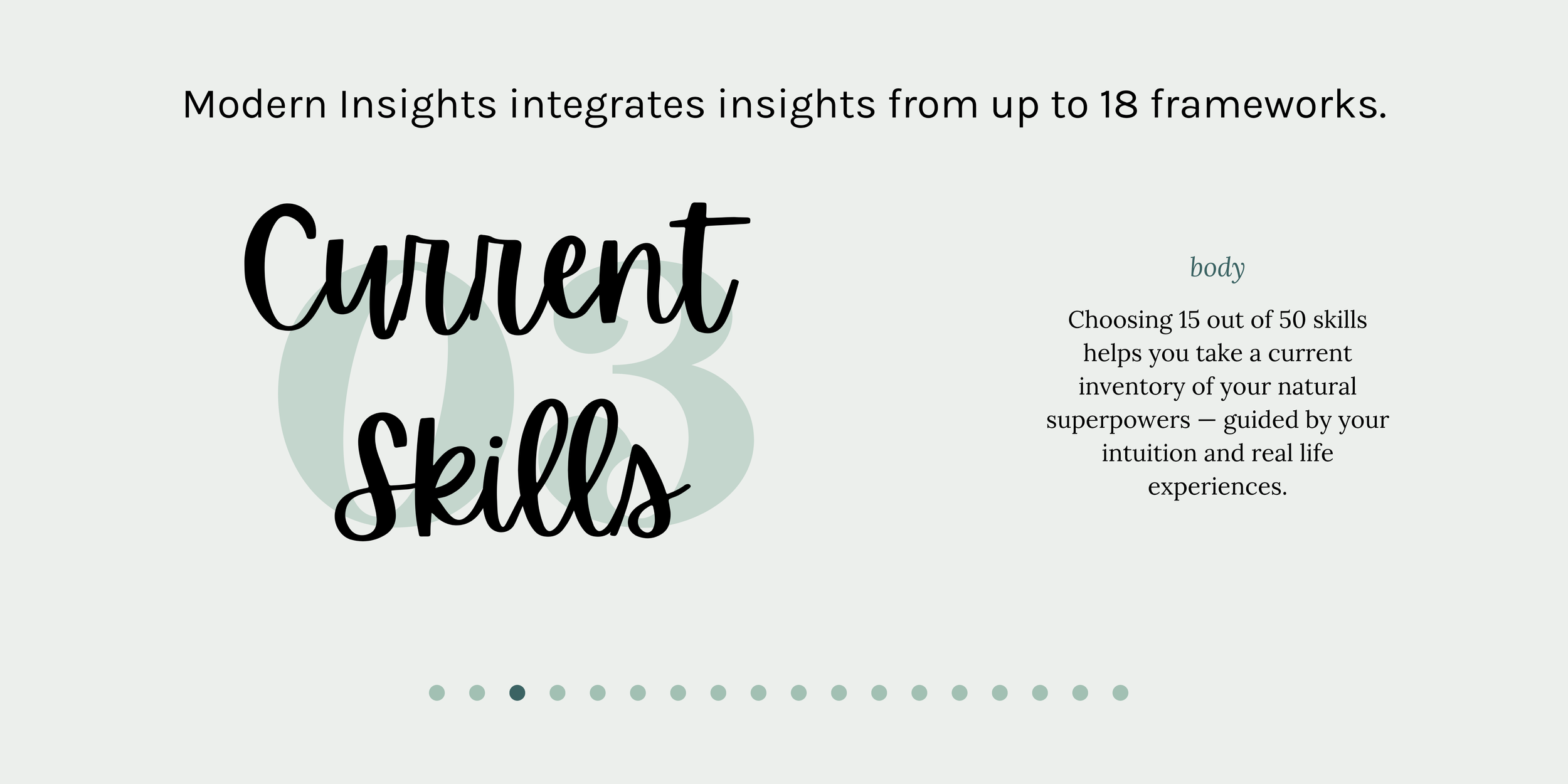 Current Skills