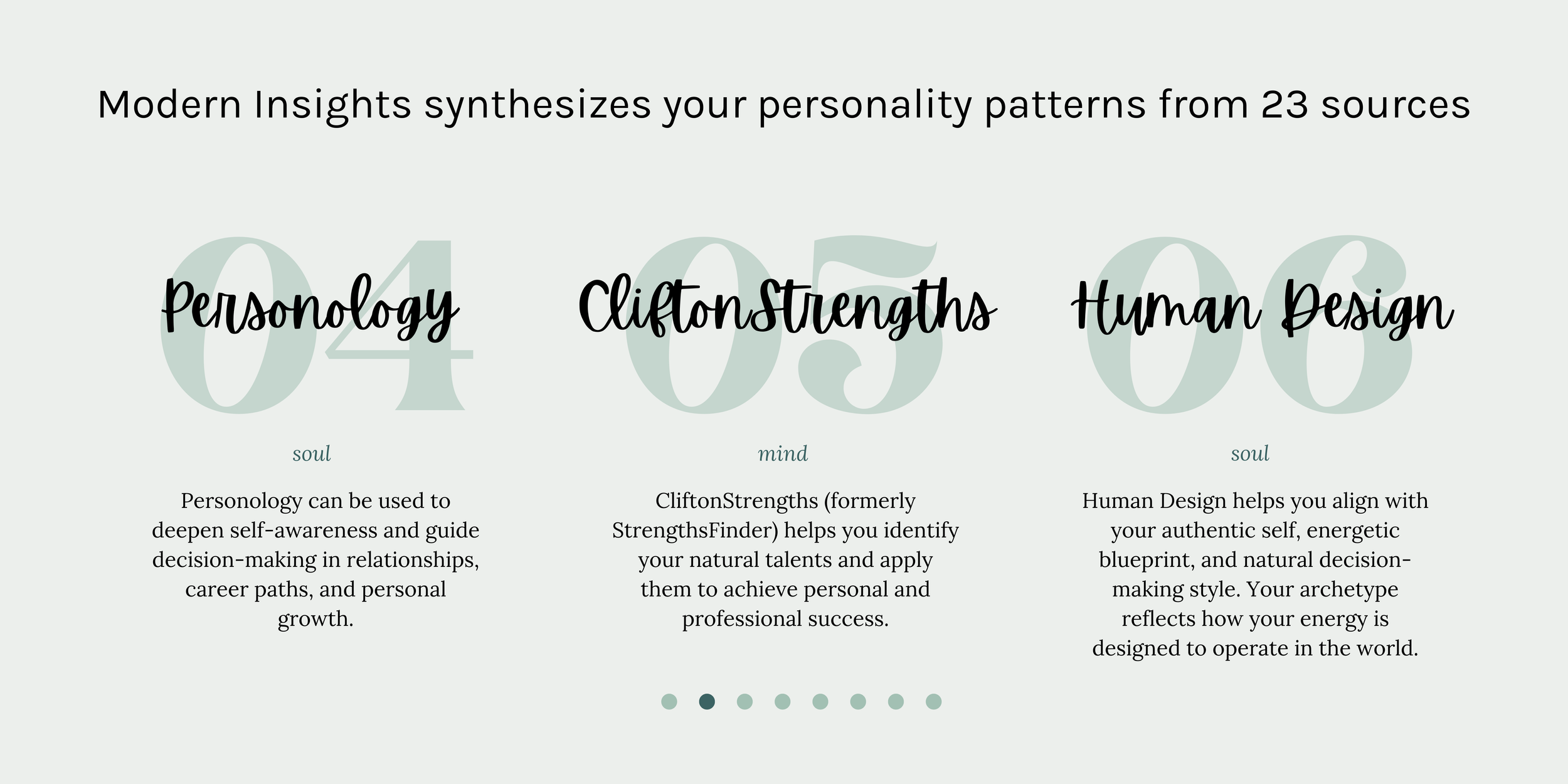 Personology, Clifton Strengths, Strengths Finder, Human Design