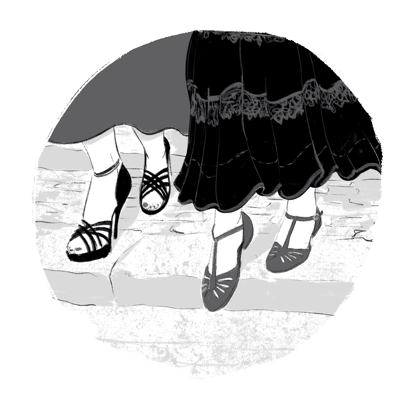 Spot illustrations for Evie Kelley’s MY BICENTENNIAL