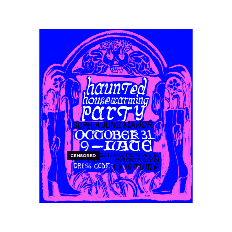 A Partiful invite for writer Sophia June