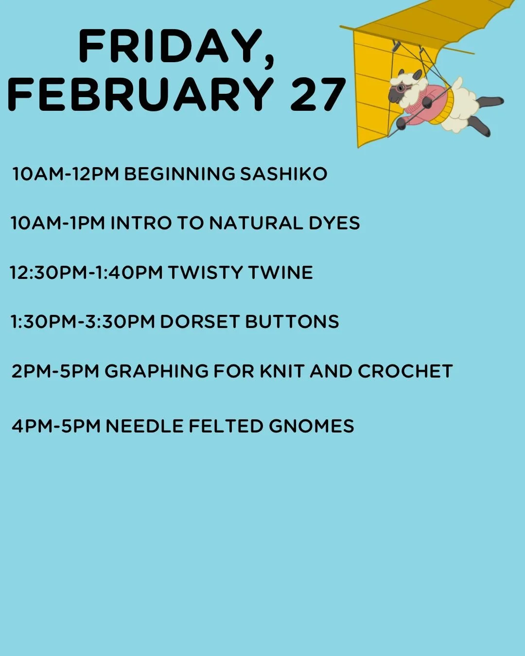 New this year - Friday classes! Join us at the Turnbull Building (two doors down from the convention center) for a selection of classes. 

Tickets are limited. Book your seat at scenicstitches(.)com/classes