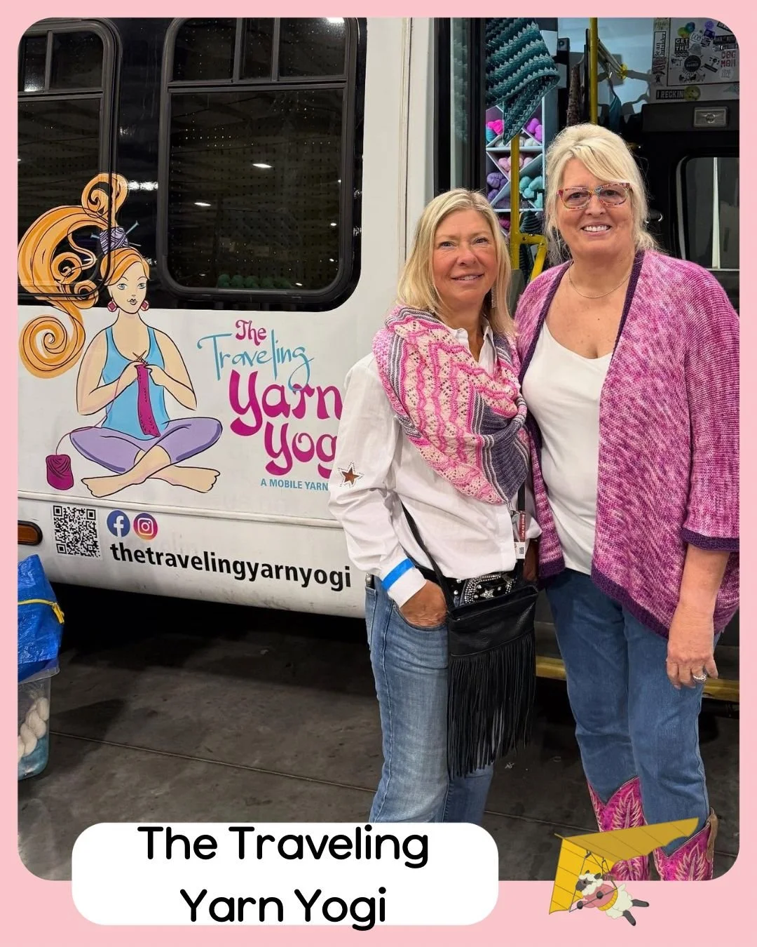 @thetravelingyarnyogi will be vending at the 2026 Scenic Stitches Fiber Festival! Check out their booth on Saturday, February 28 and Sunday, March 1 at the Chattanooga Convention Center. 

Discounted day and weekend passes on sale now - prices increa