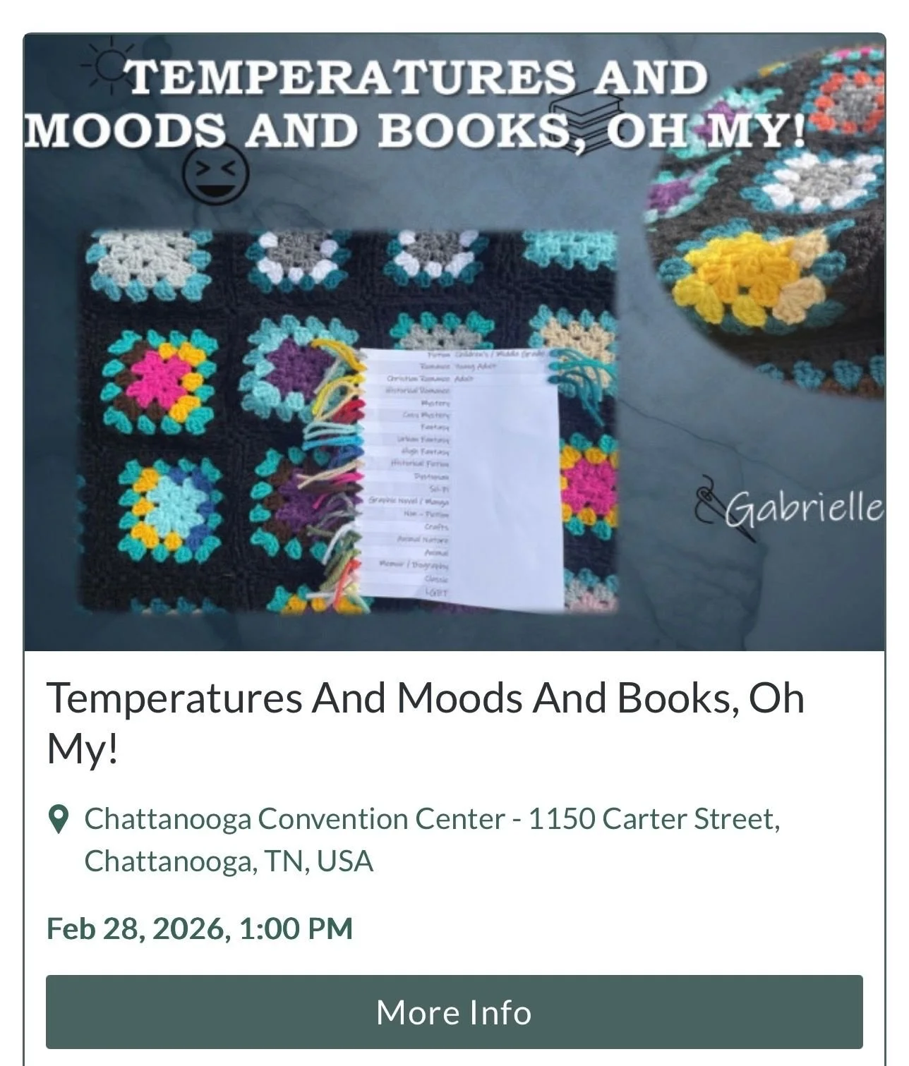 Scenic Stitches Fiber Festival Class Spotlight: Temperatures and Moods and Books, Oh My!

Take a step in and discover the amazing world of fiber arts heatmaps!

&ldquo;What&rsquo;s a heatmap?&rdquo; A heatmap is a way to visualize data using color to