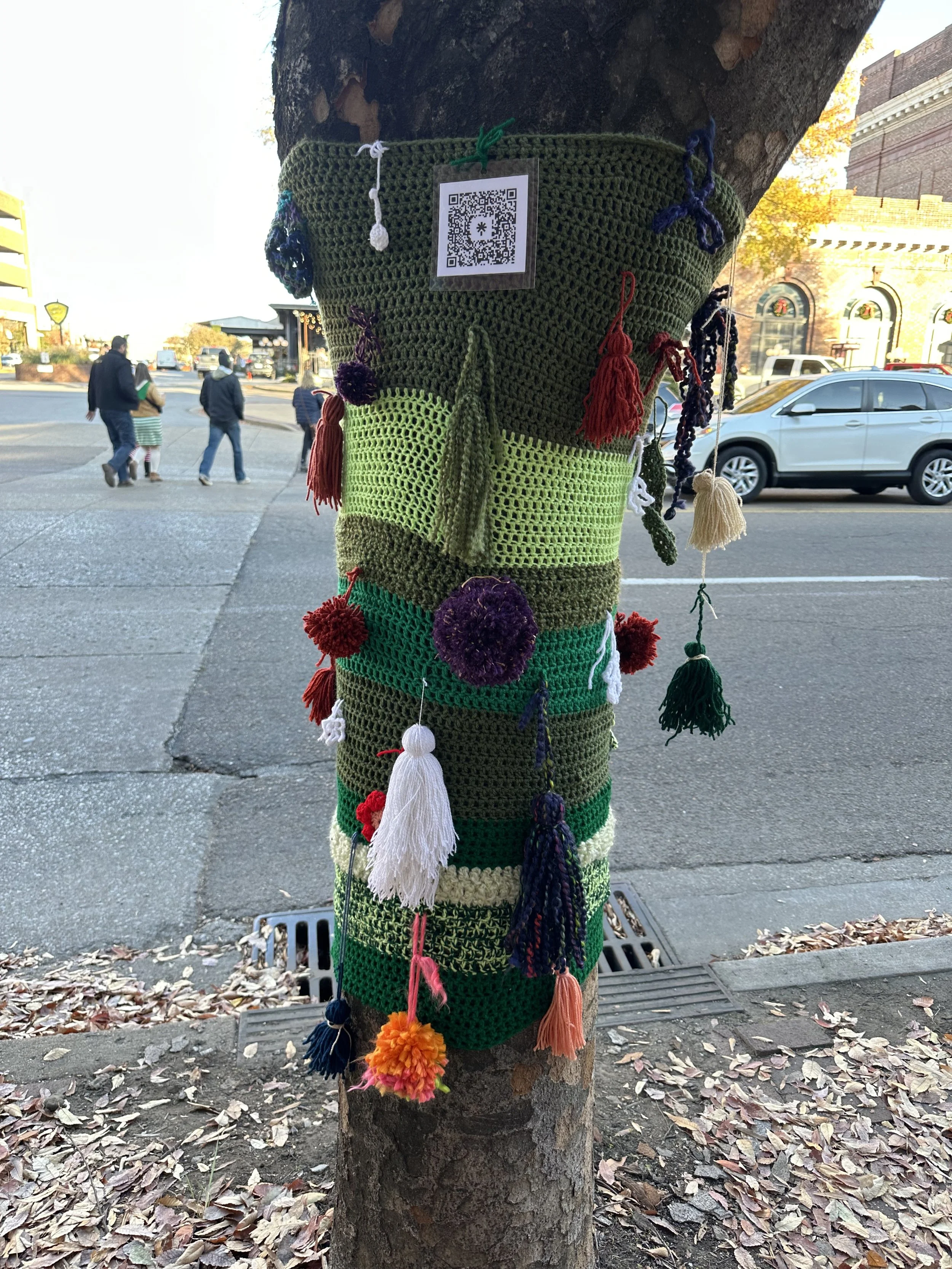 Temporary installation at The Hot Chocolatier (Market Street) for MAINx24, December 2024