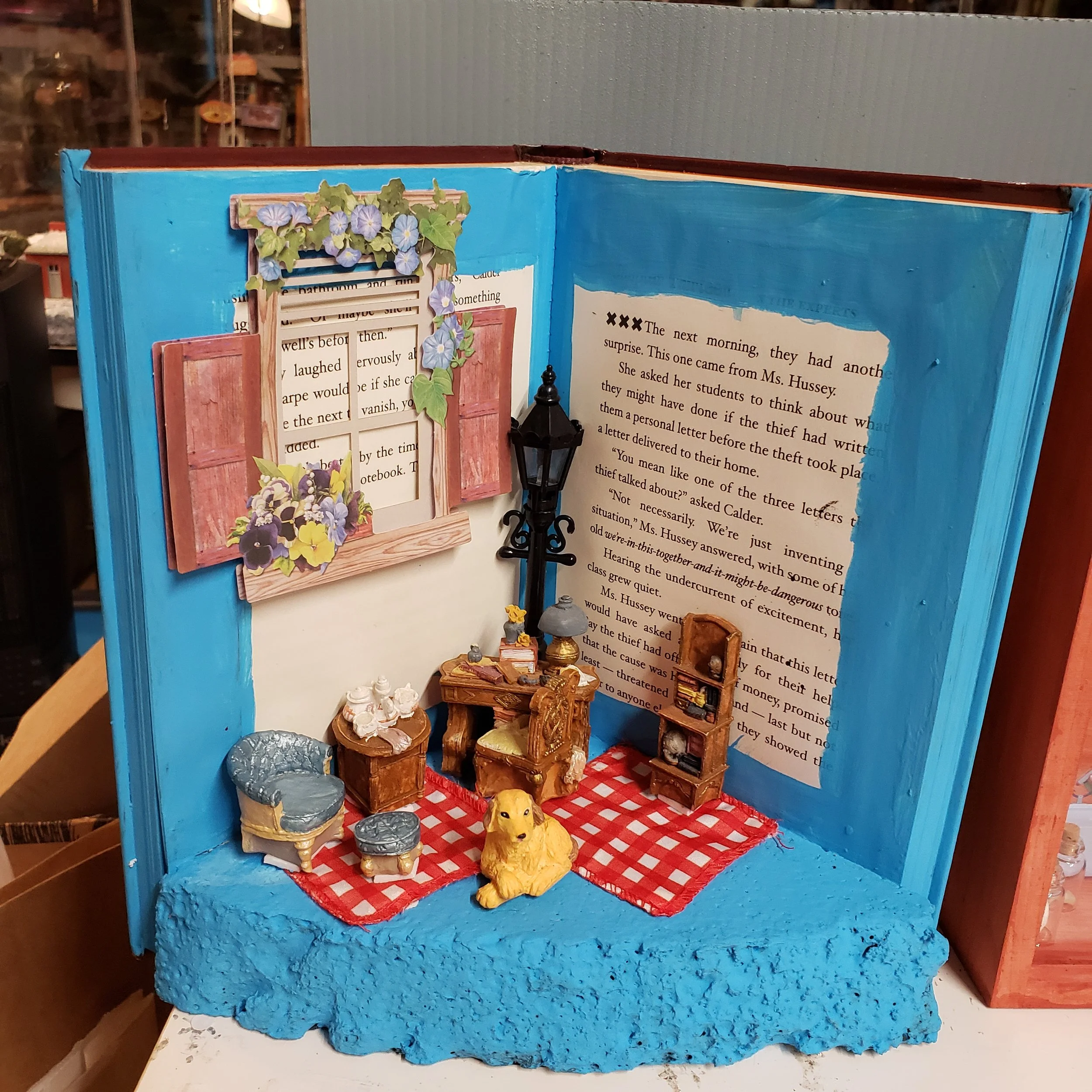 Handcrafted Book Nook Miniature Scene