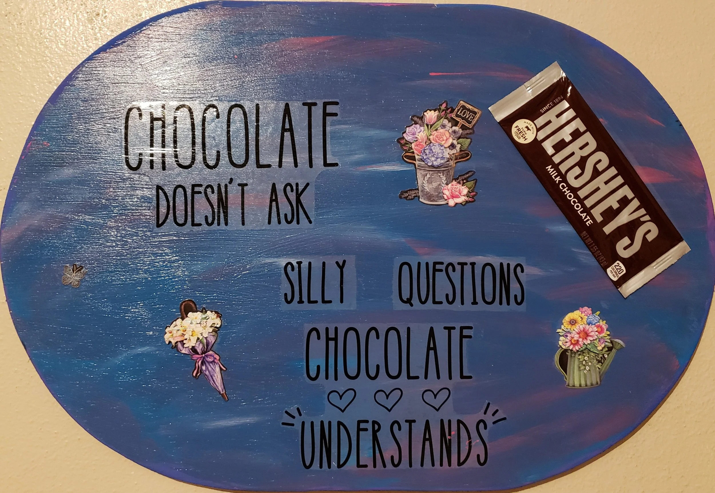 Whimsical Chocolate Lover's Plaque