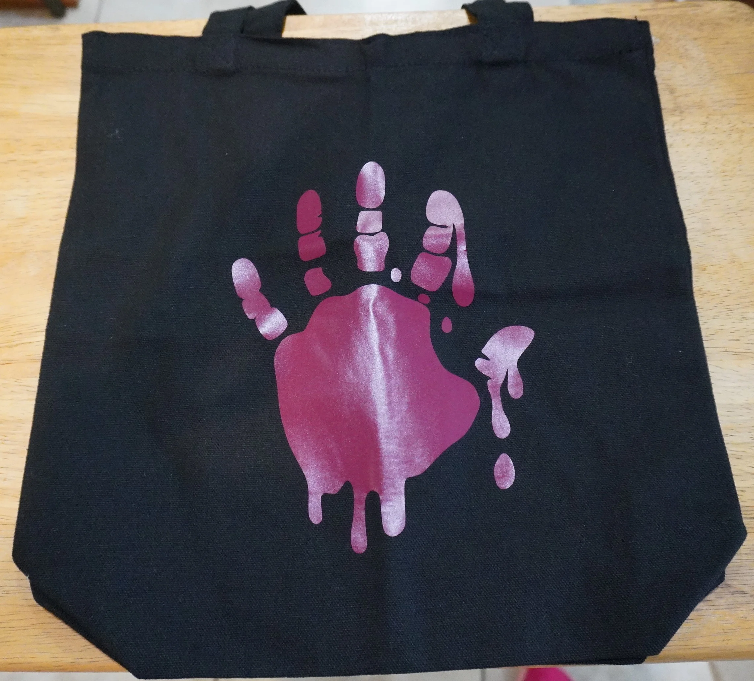 Artistic Handprint Eco-Friendly Tote Bag