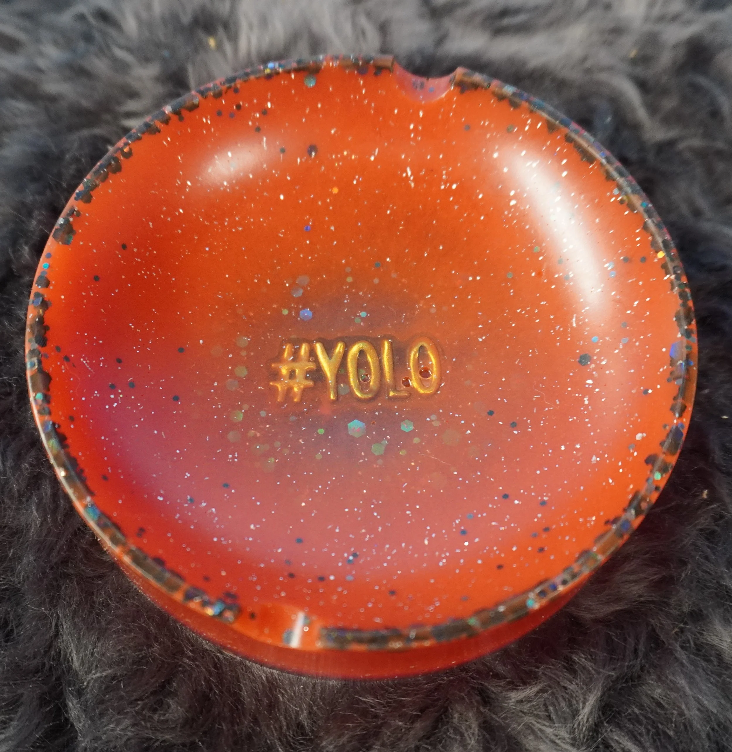 #YOLO Resin Ashtray