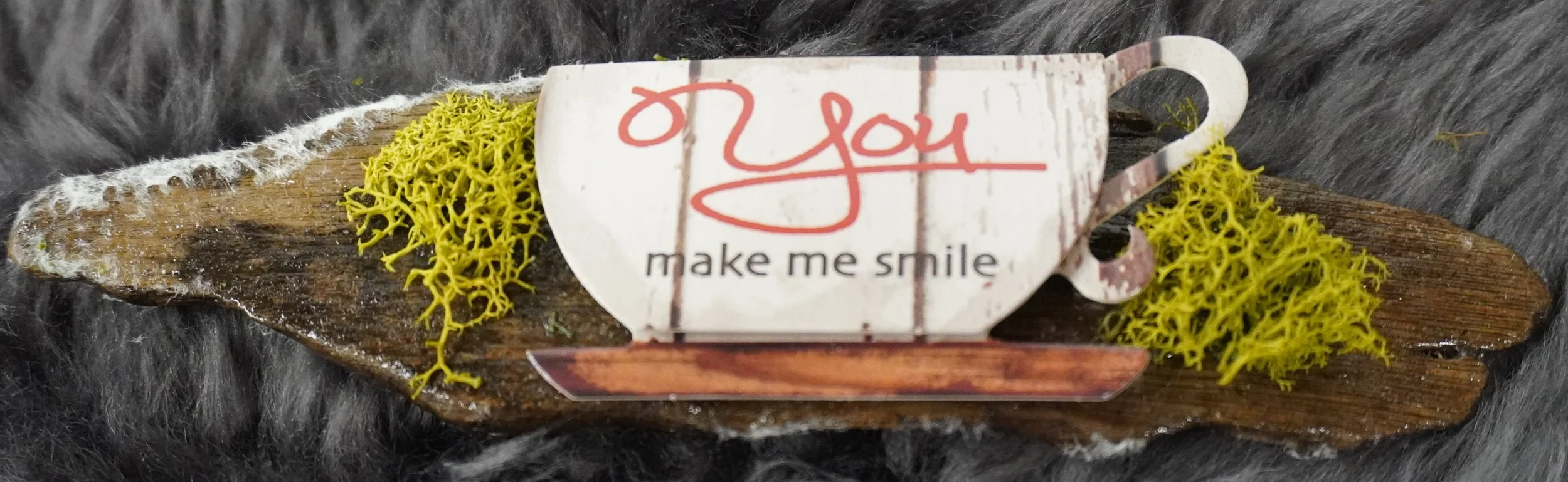 'You Make Me Smile' Rustic Driftwood