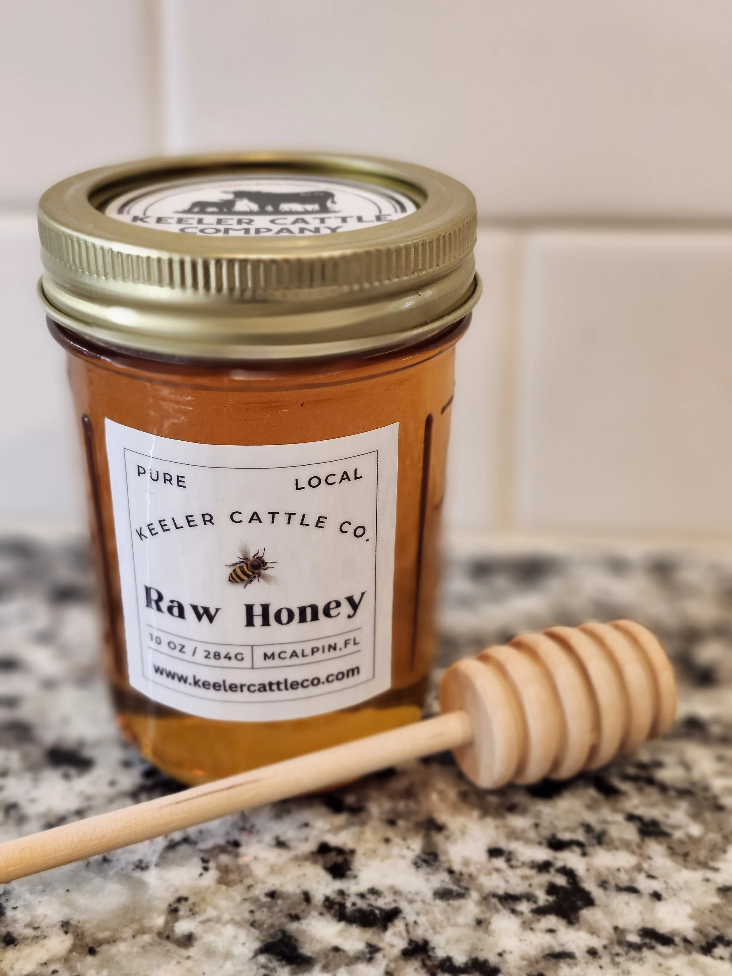 Raw Honey 10oz. Jar