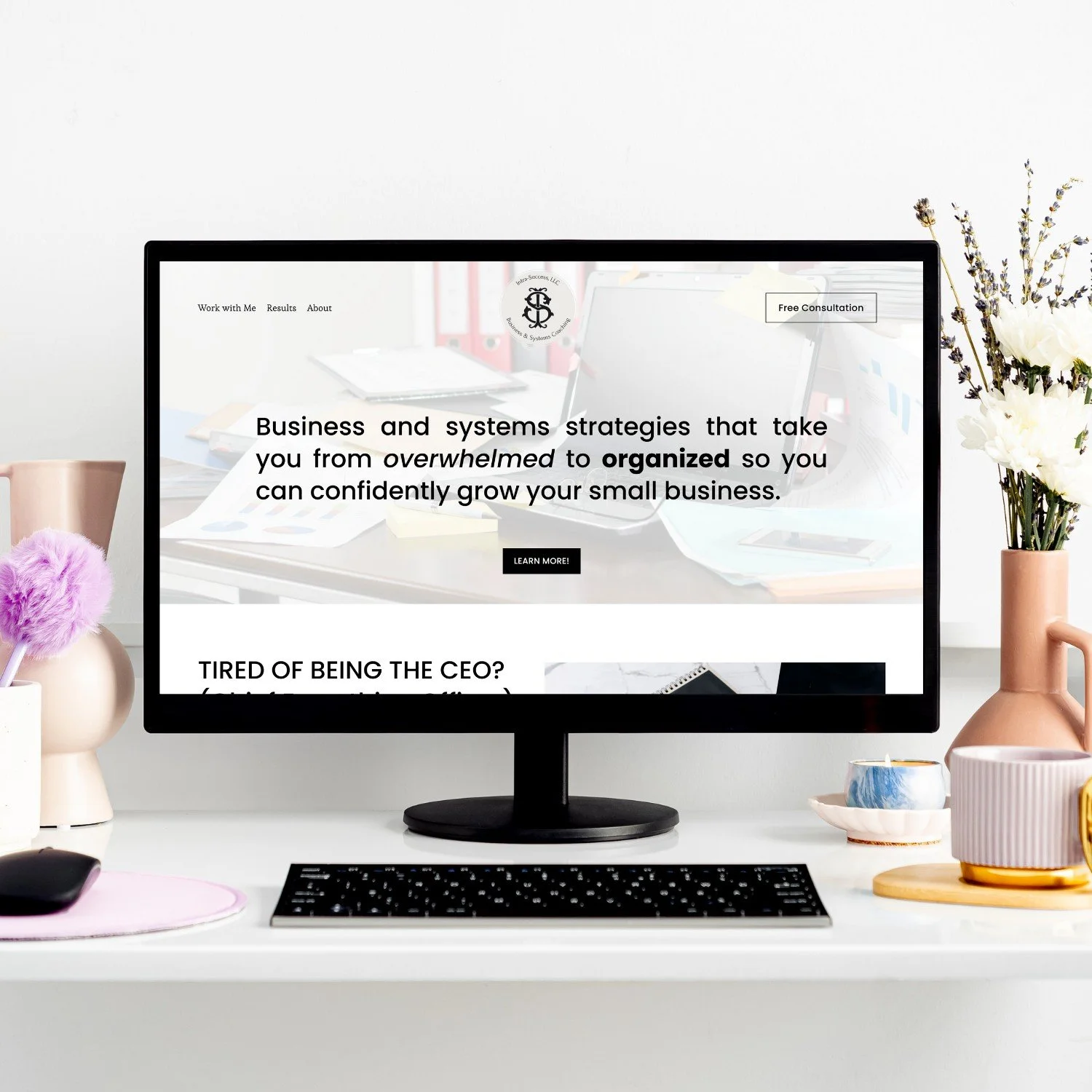 Business Coach and Systems Website