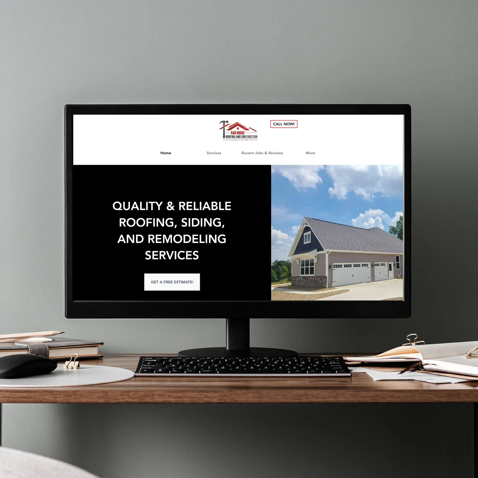 Roofing & Construction Website
