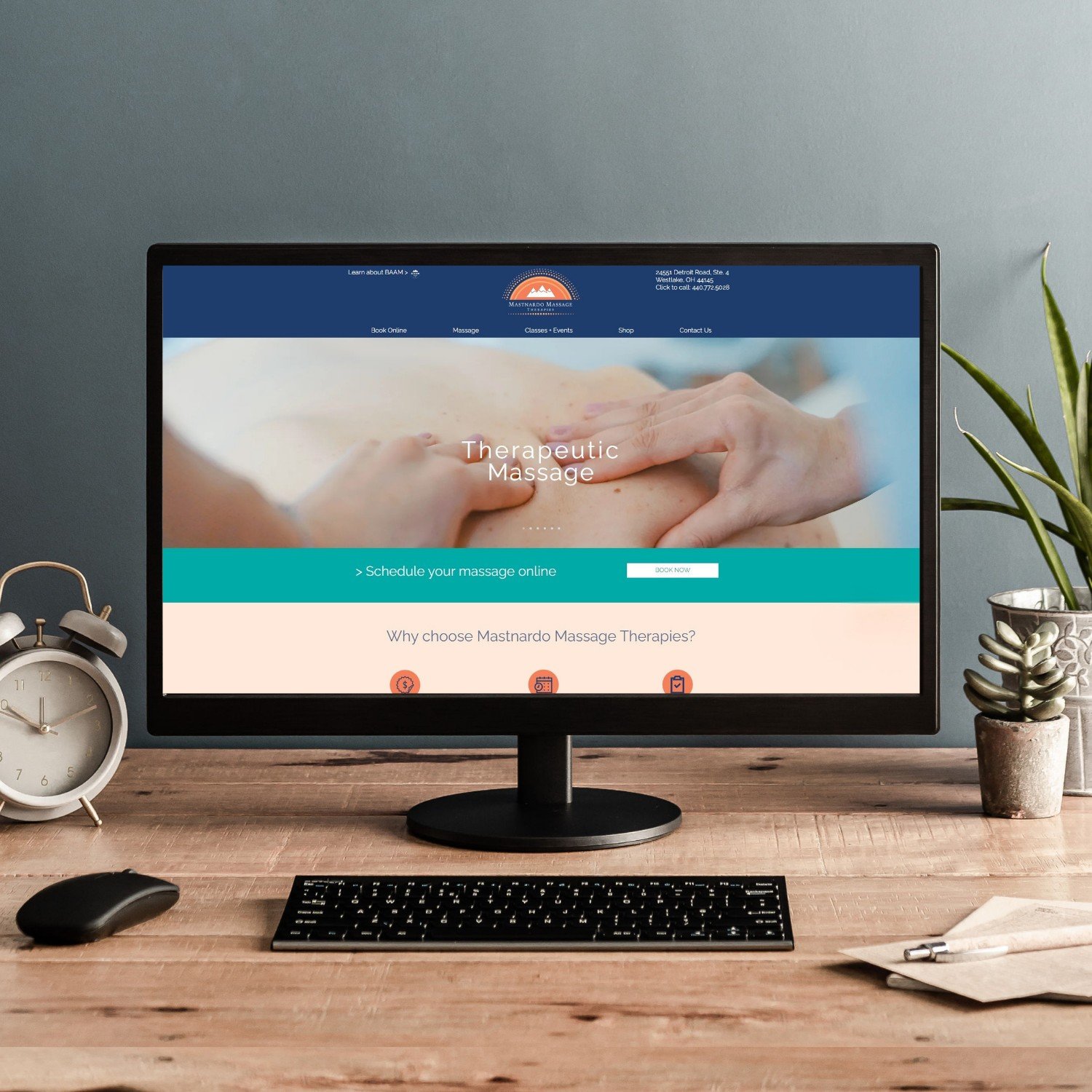 Massage Therapist Website