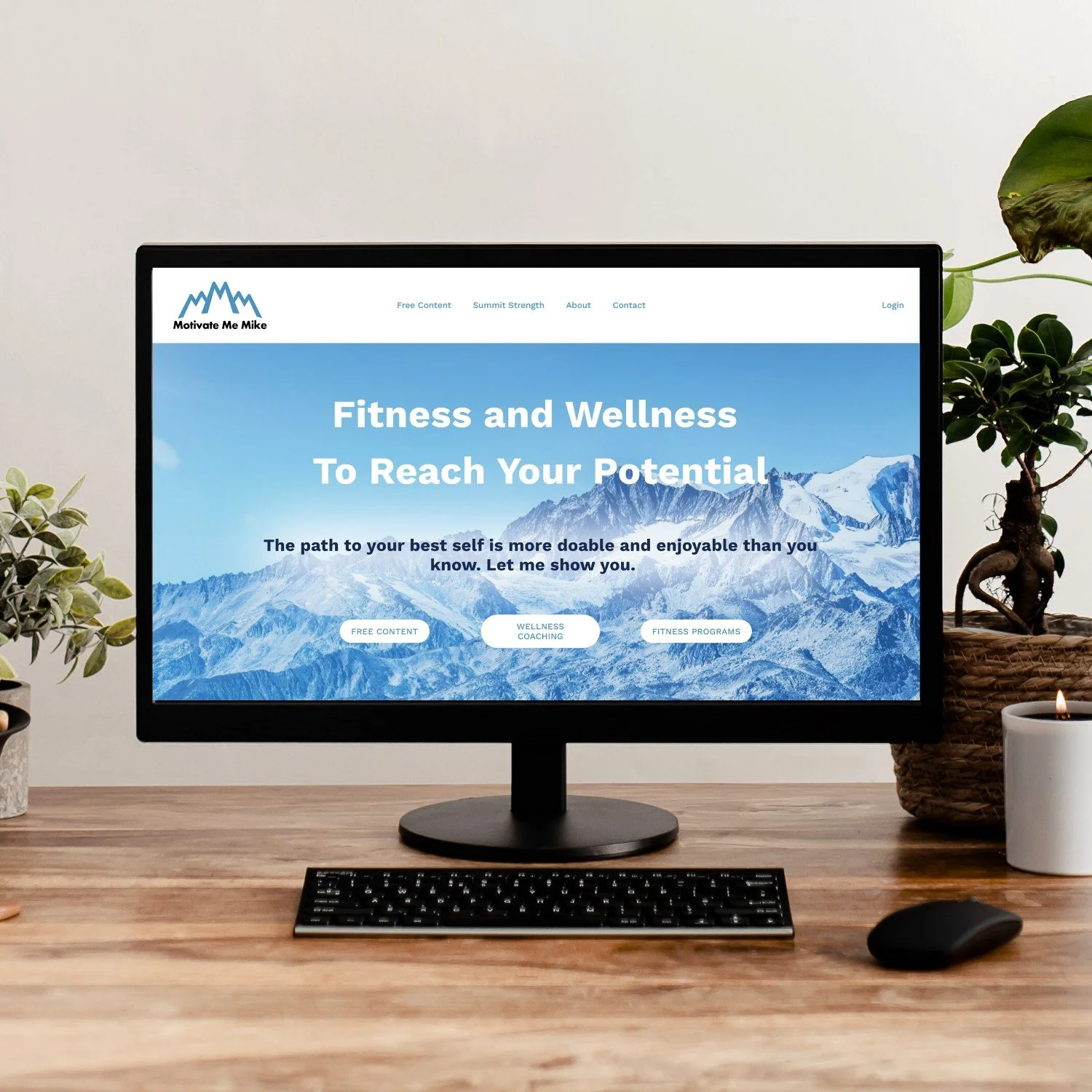 Personal Trainer and Wellness Coach Website