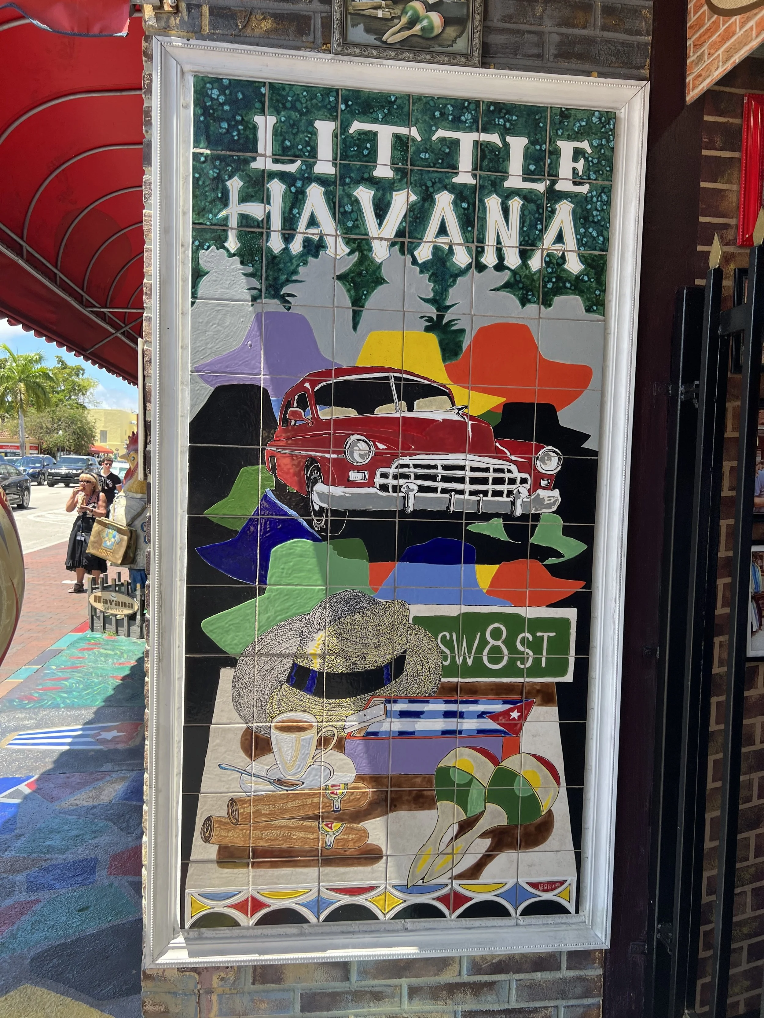 Mosaic in Little Havana.