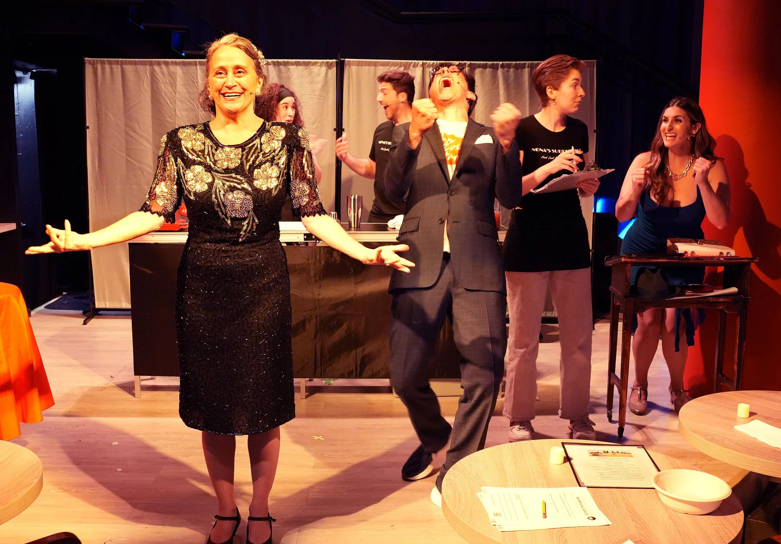 Nona's Supper Club - whole cast