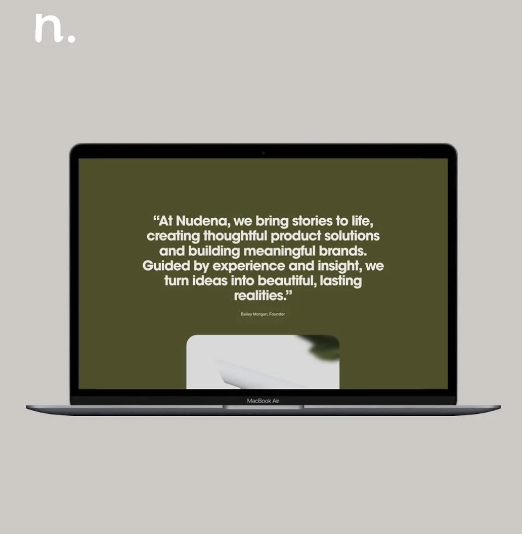 ✨ Exciting news! The new Nudena website is live! 🎉 Dive into our world of bold, purpose-driven design and explore how we bring industrial design, branding, and web experiences to life. Ready to elevate your brand with style, strategy, and a whole lo