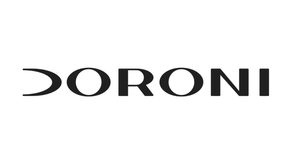 The DORONI logo in black and white.