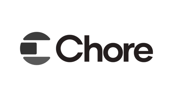 Chore logo with stylized 'C' and abstract icon