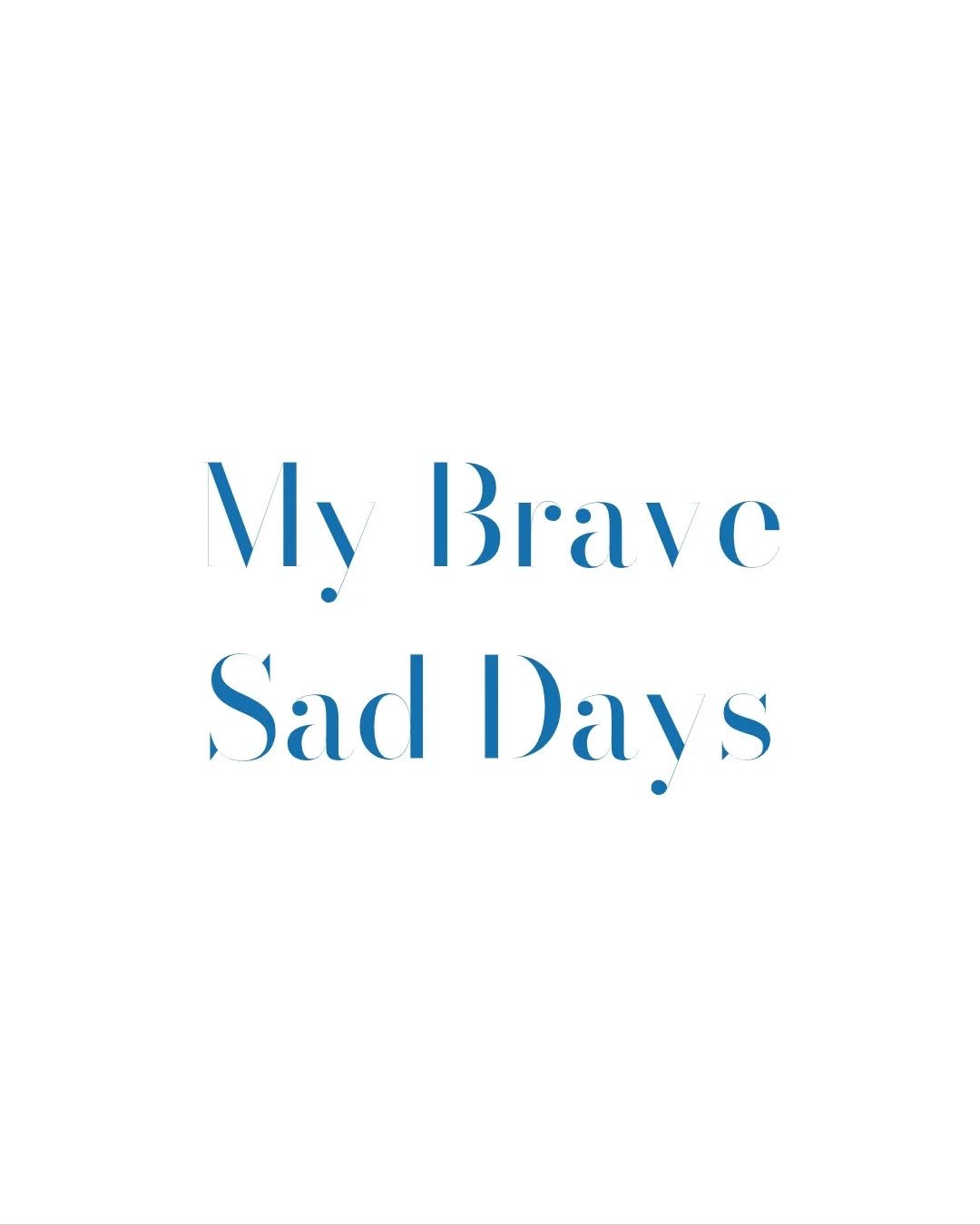 Some journeys are best explored with a notebook and pen. My reflective workbooks are designed to accompany the themes found throughout My Brave Sad Days, offering space to write, reflect, and discover your own insights along the way.

You can find al