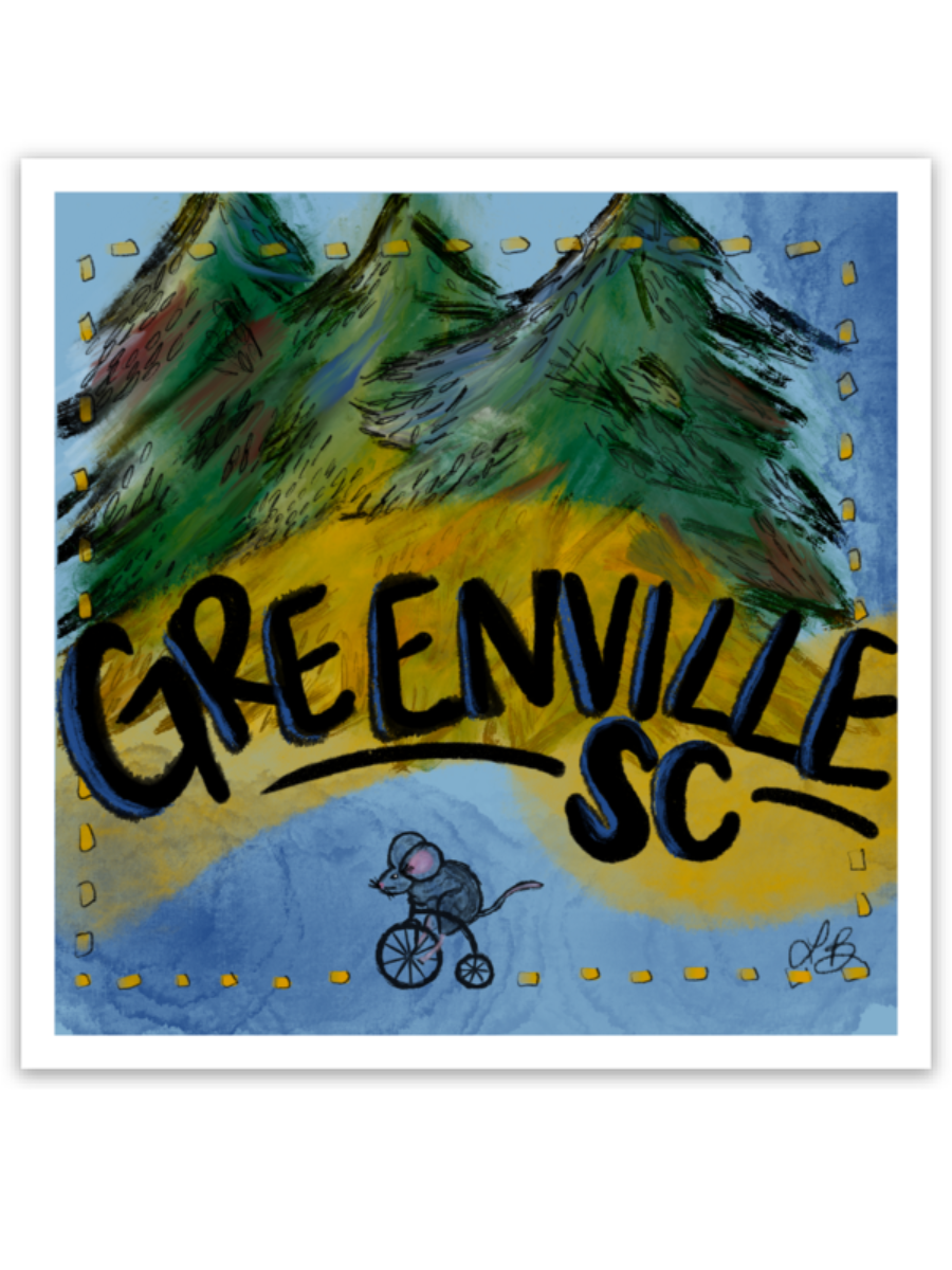 MOUSE ON A BIKE GREENVILLE COLLECTION