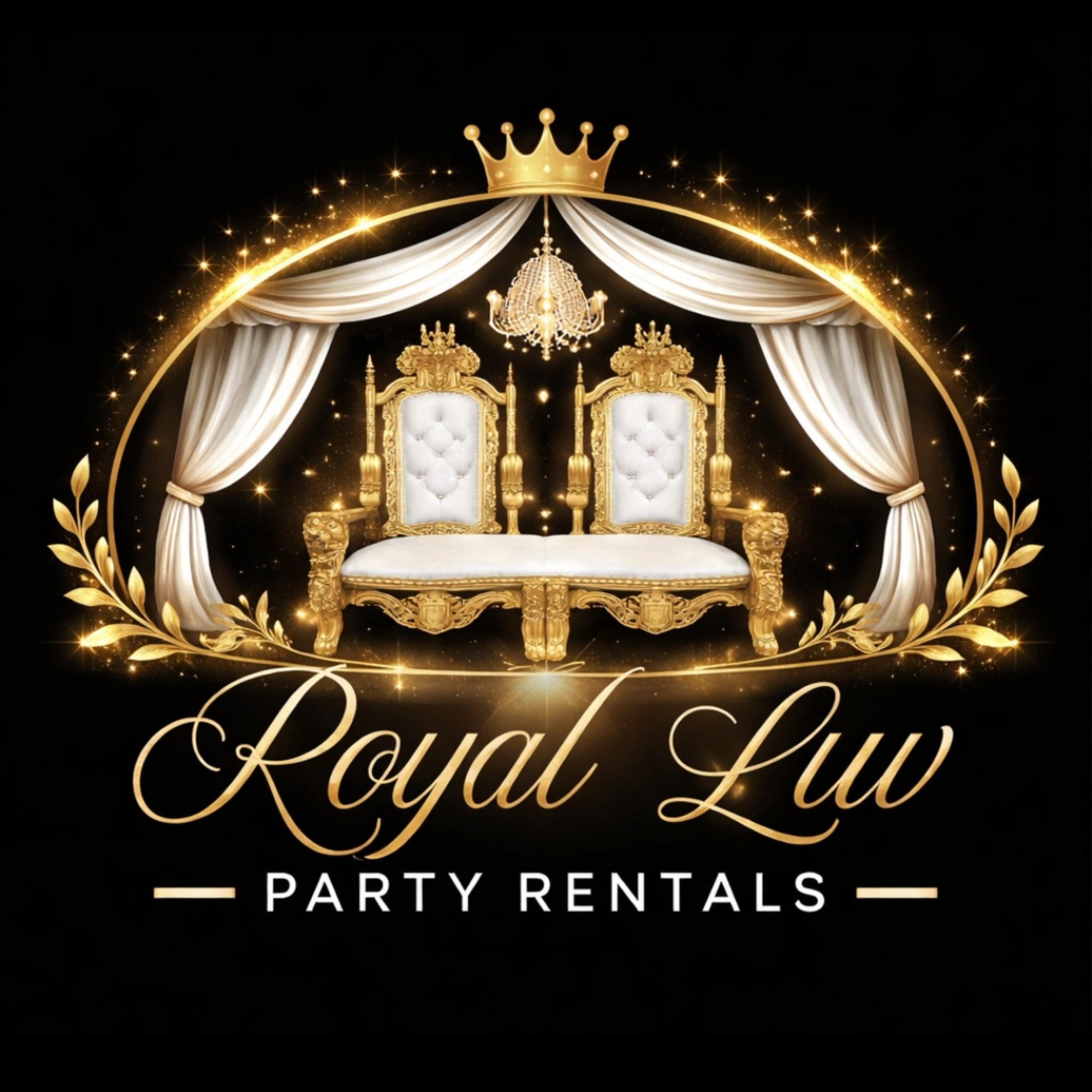 Royal Luv Party Rentals Logo