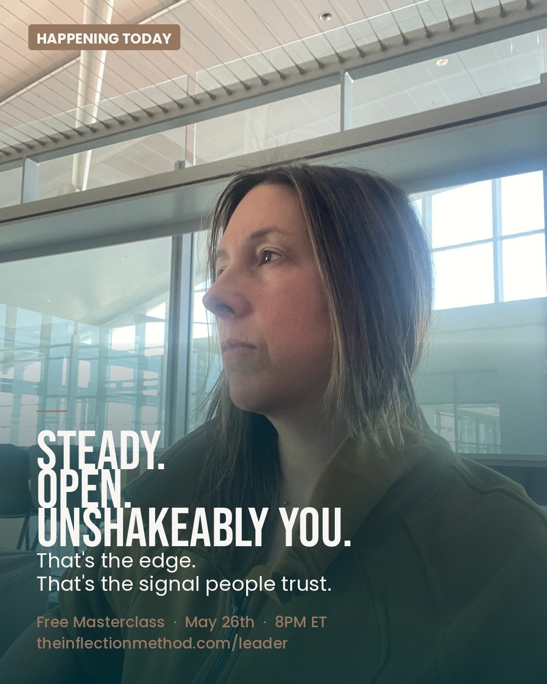 There&rsquo;s something powerful about a leader who is steady, open, and unshakeably themselves. That&rsquo;s the edge. That&rsquo;s the signal people trust.

If you&rsquo;re ready to move from &ldquo;how should I show up?&rdquo; to &ldquo;This is my