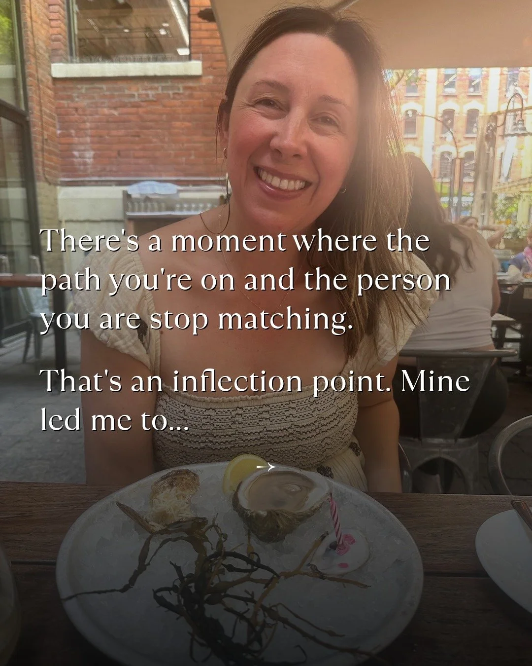 Birthdays have a way of making you think about inflection points.

It's birthday week for me, and I'm in a reflective mood, thinking about the last year, everything I've experienced, everything I've witnessed alongside my clients. There have been so 