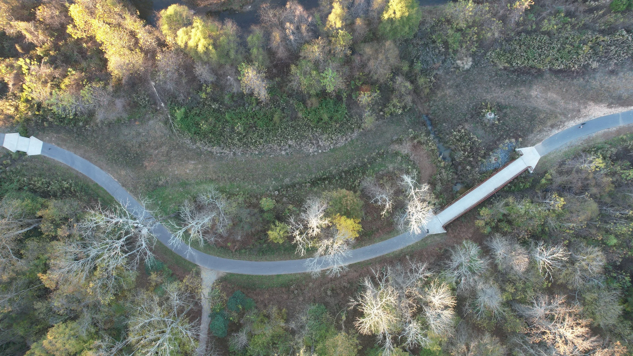 McAlpine Creek Greenway in Winter