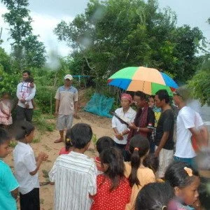 Baptisms with Umbrellas