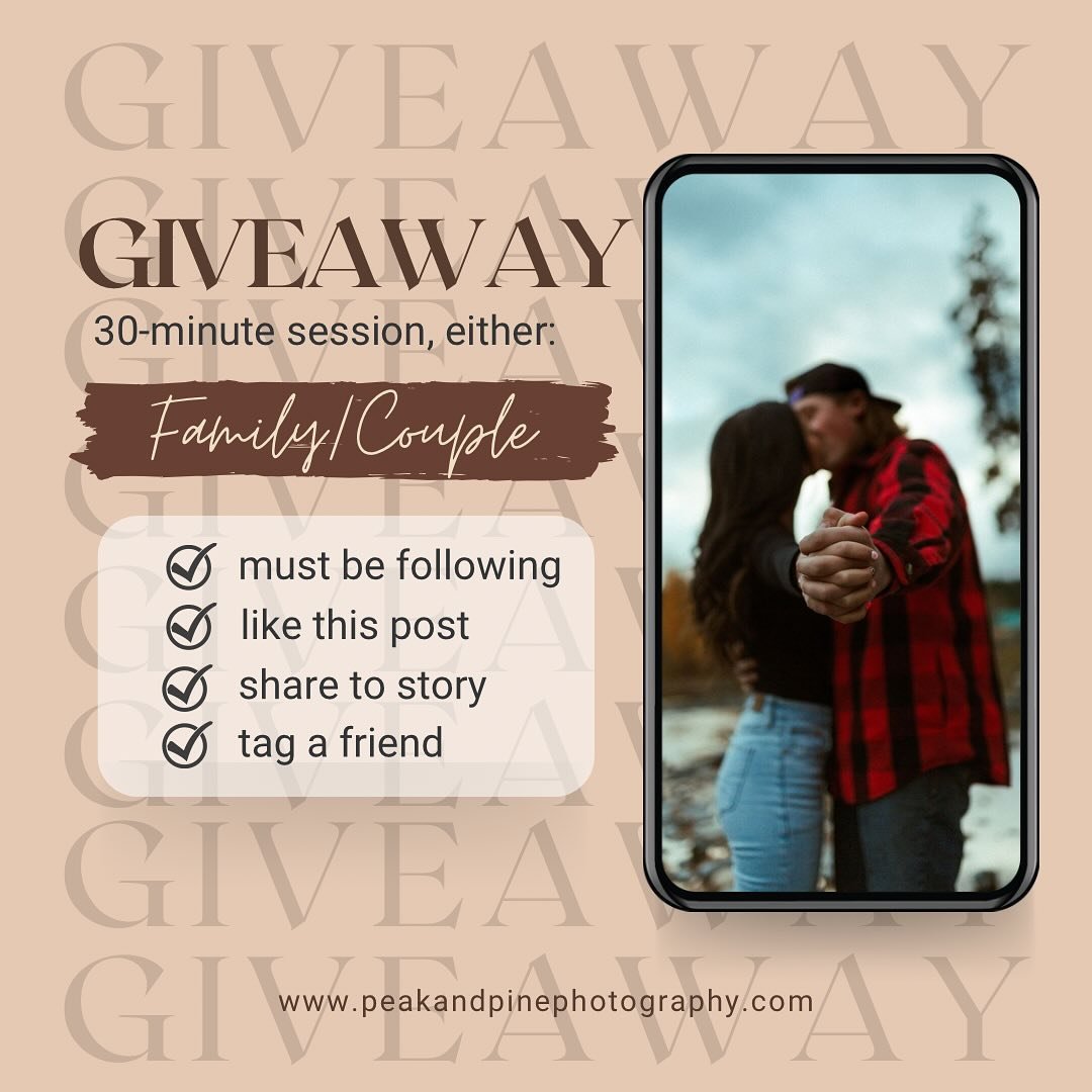 In honor of our website going live AND Small Business Saturday coming up, I thought it was time for a giveaway! Just complete all steps to be entered 🤍 Winner will be chosen at random on Sunday, December 8th at 6PM via Instagram Story

-Each friend 