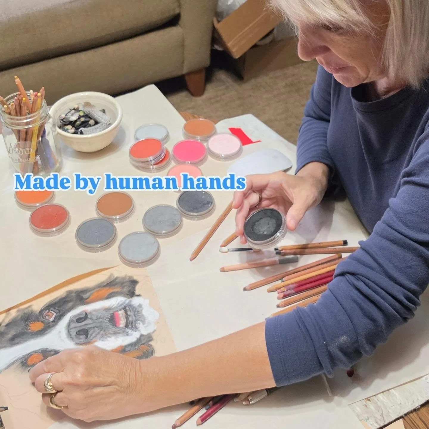 AI seems to be everywhere these days, but you can find me over here just doing what I love with my own two hands!