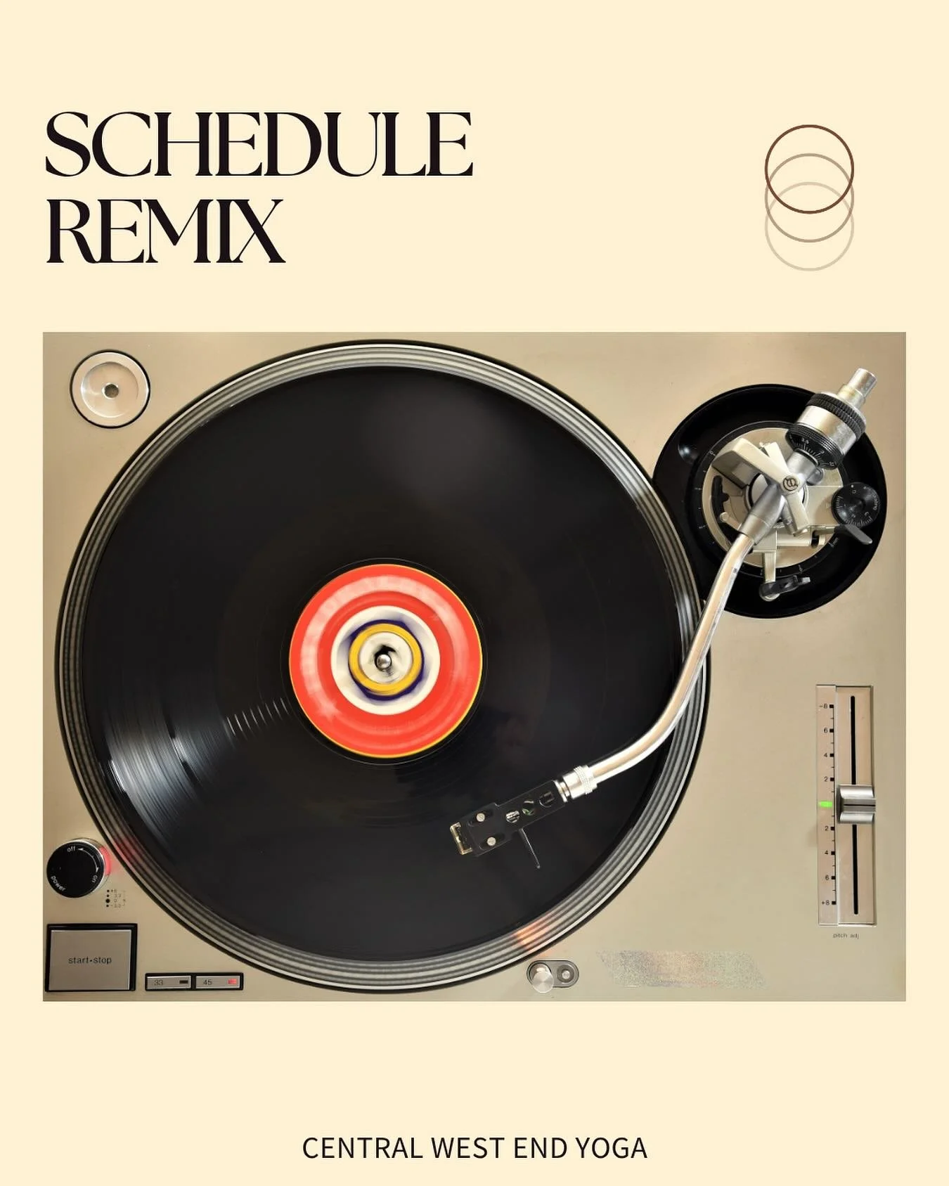 Plan your week w/ us 🏹✨
Our daytime schedule could use a little extra love.
If you’ve been craving a slower morning, a midday reset, or a new routine, this is your sign.
We’ve made a few schedule shifts to help your practice flow even