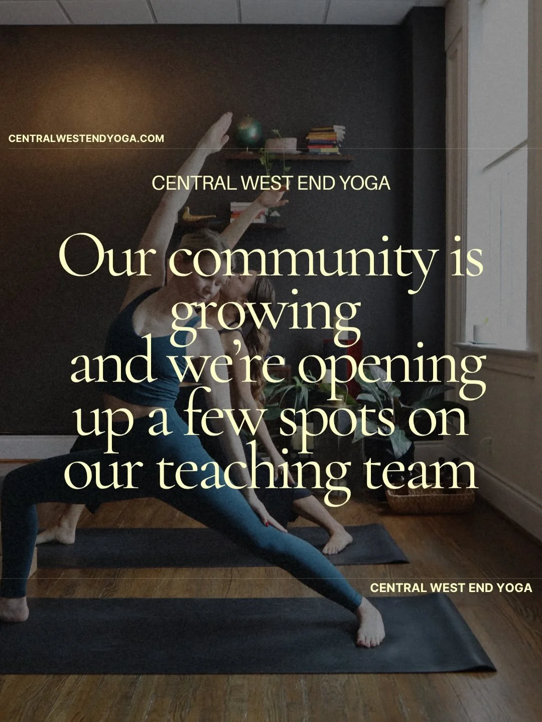 Tag your favorite yoga teacher or sculpt instructor 
🍵🌿 email hello@centralwestendyoga.com and we&rsquo;ll start a conversation!