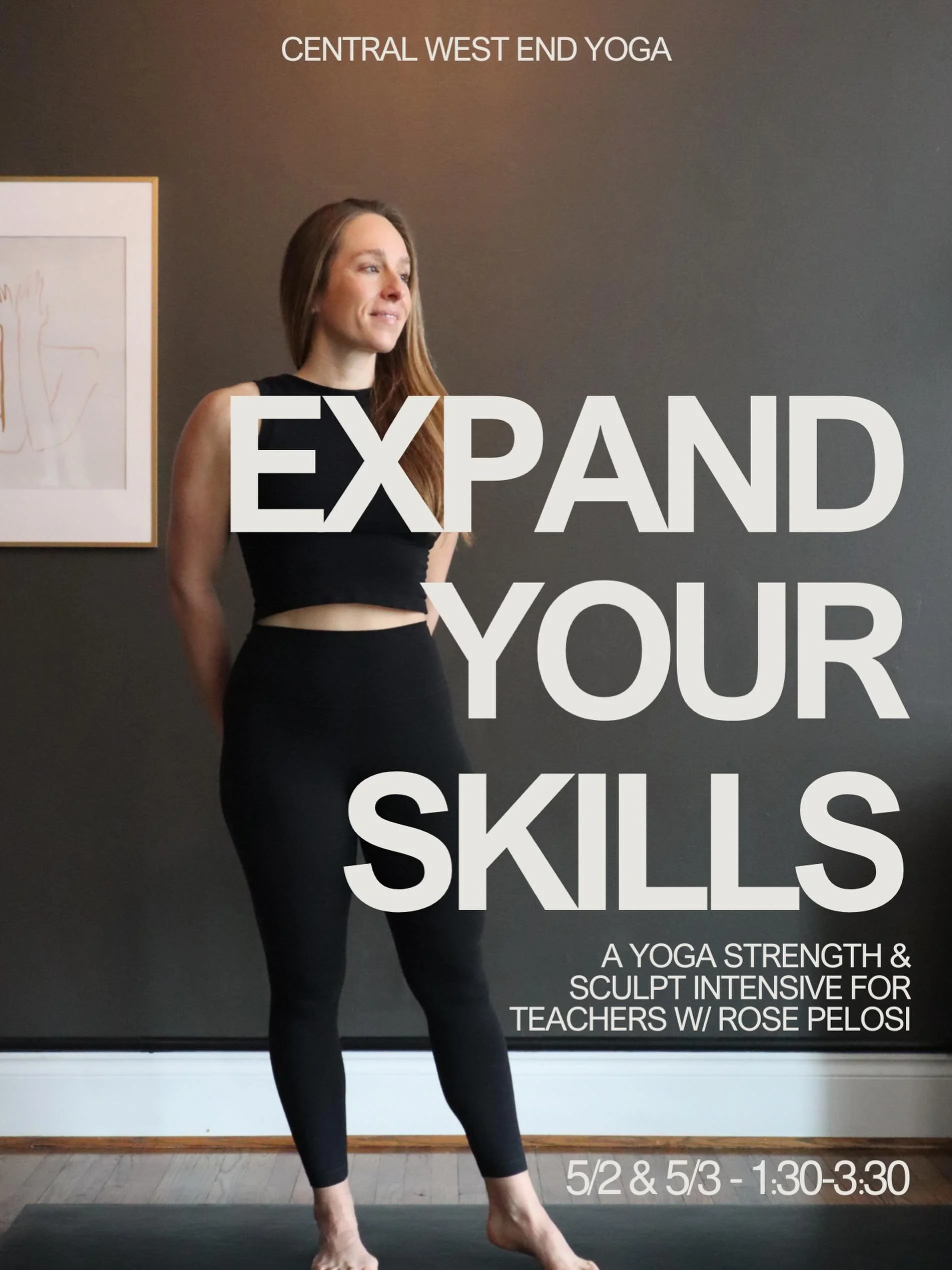 Coming up THIS WEEKEND! 5 spots left ✨

A two-day Yoga Sculpt training for certified yoga teachers, led by Rose Pelosi, taking place Saturday, May 2nd and Sunday, May 3rd from 1:30-3:30. 

Designed for those ready to evolve their teaching into someth