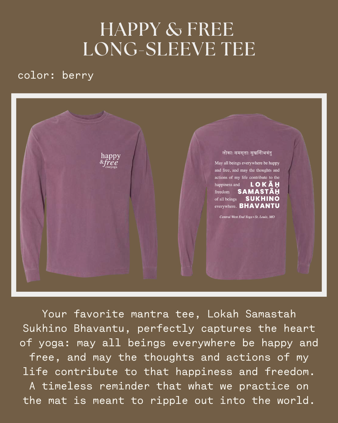 Happy & Free Longsleeve T