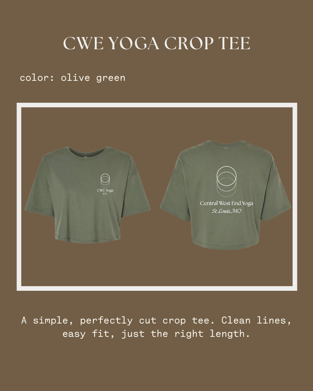 CWE YOGA CROP T