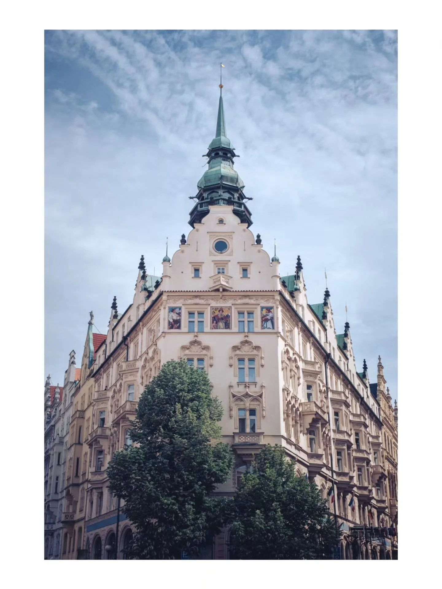 Some architectural delights from Prague. So many different things to tempt your creativeness in this wonderful city.