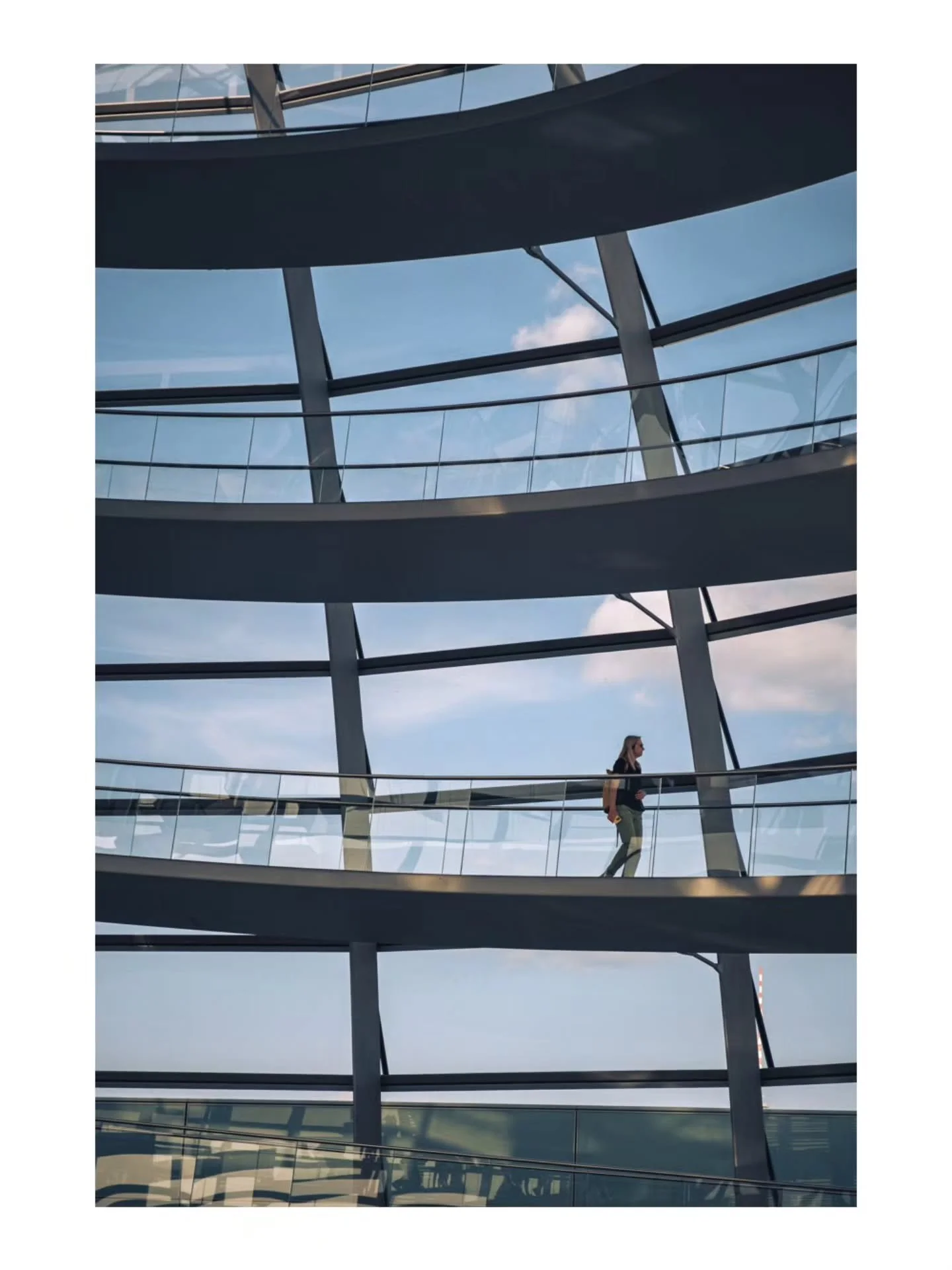 More wanderings from Berlin. I love how the strips of the top on the 2nd image line up with the pillar shadows!