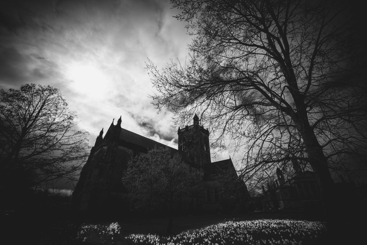 Black and white Abbey
