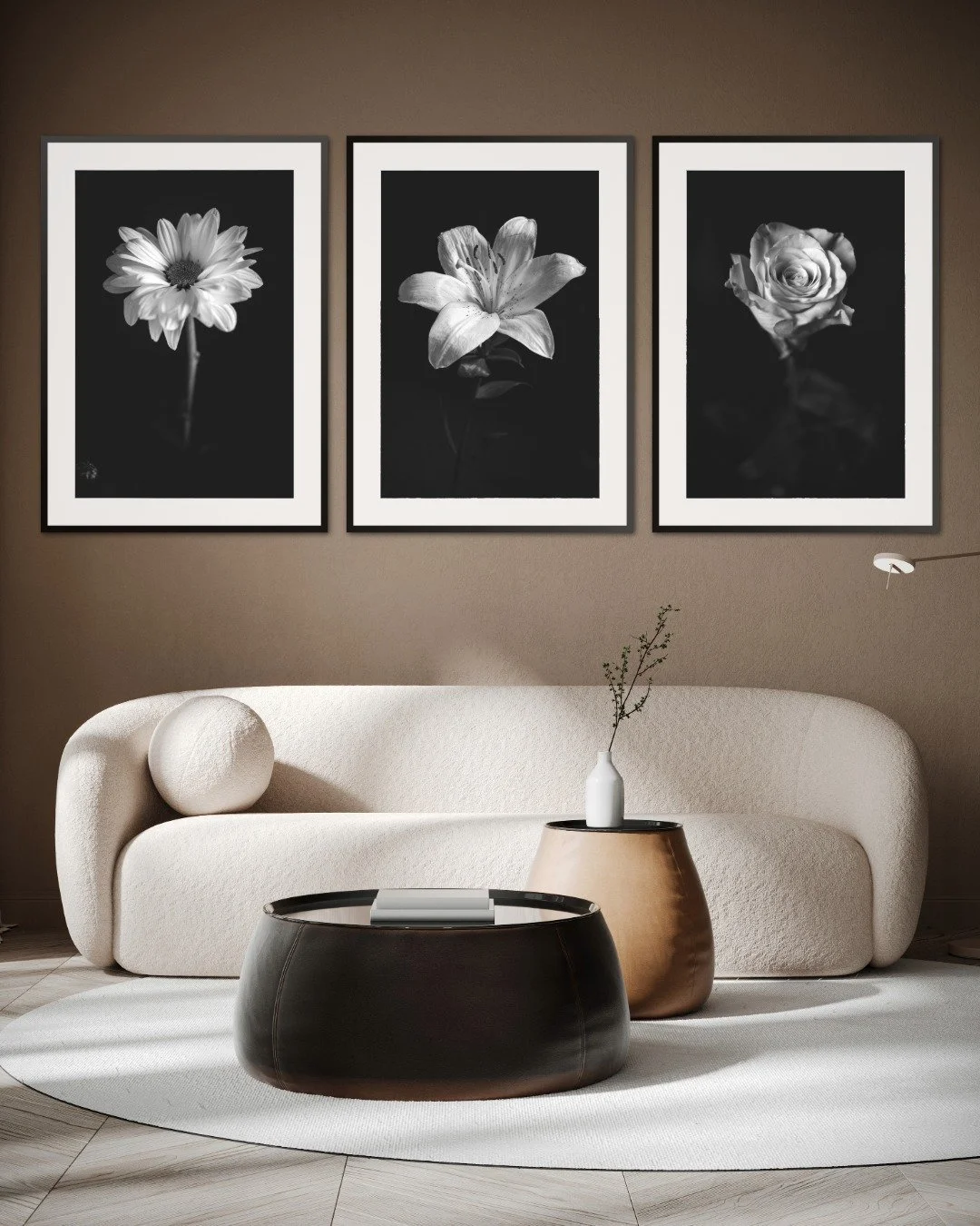 Black and White flower collection
