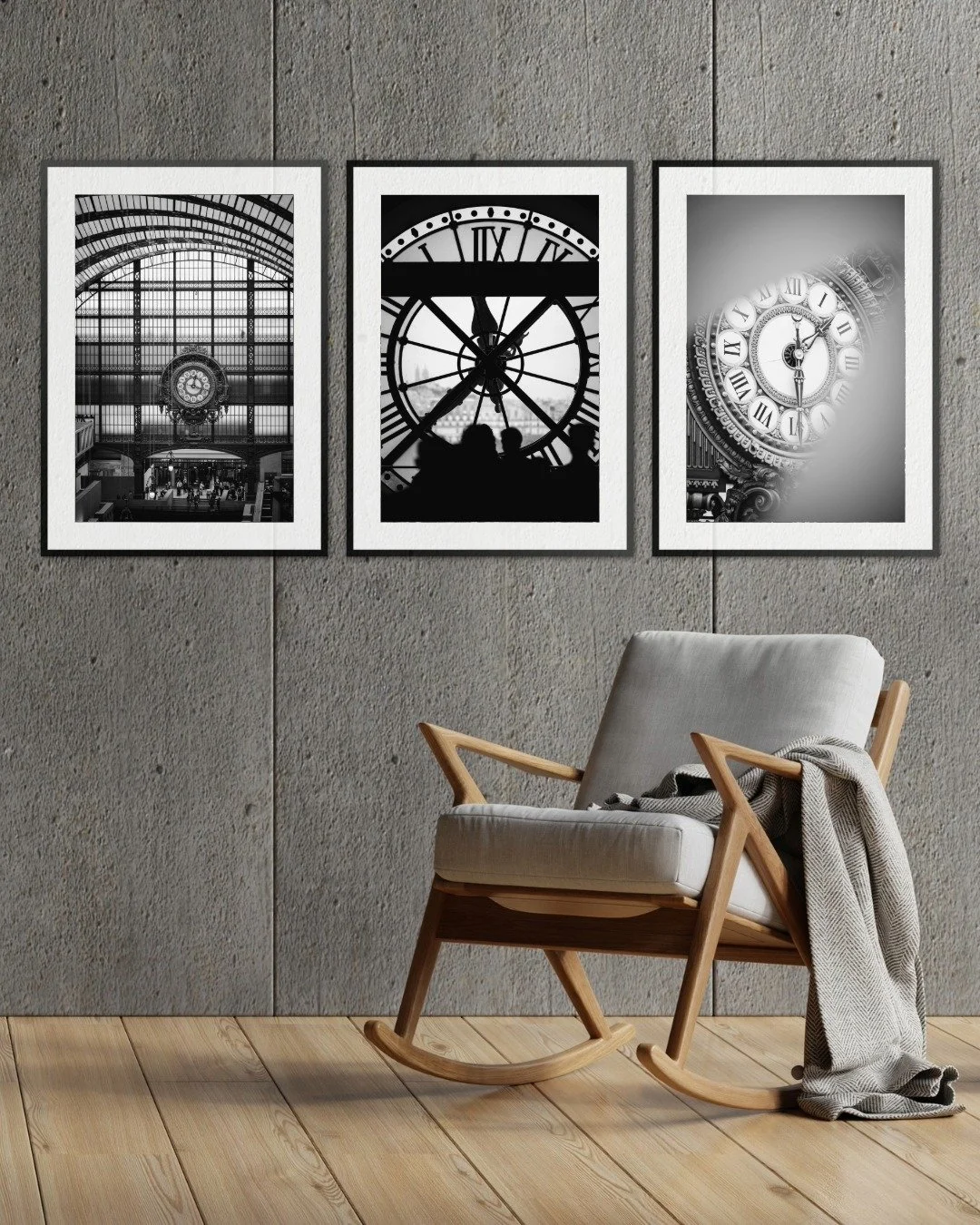 Black and White clock Collection