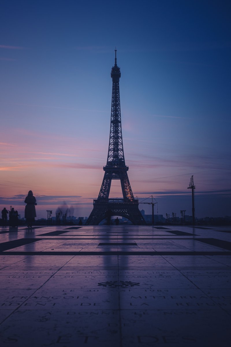 Eiffel Tower Sunset