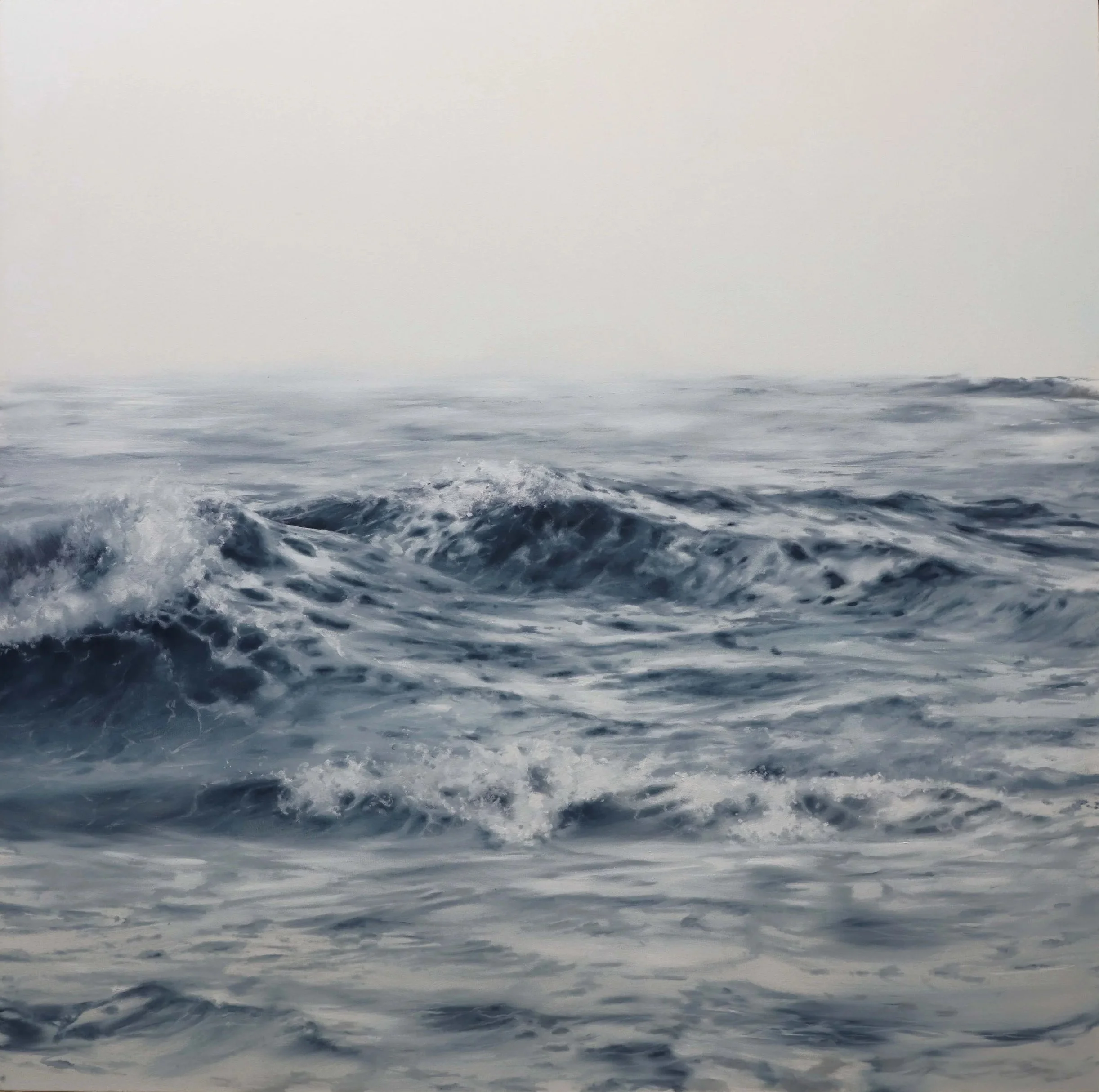 Shifting Tides, 60" x 60", oil on canvas